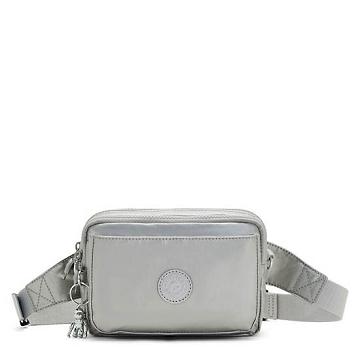 Kipling Abanu Multi Metallic Convertible Crossbodytassen Lichtgrijs | BE 1028PJ